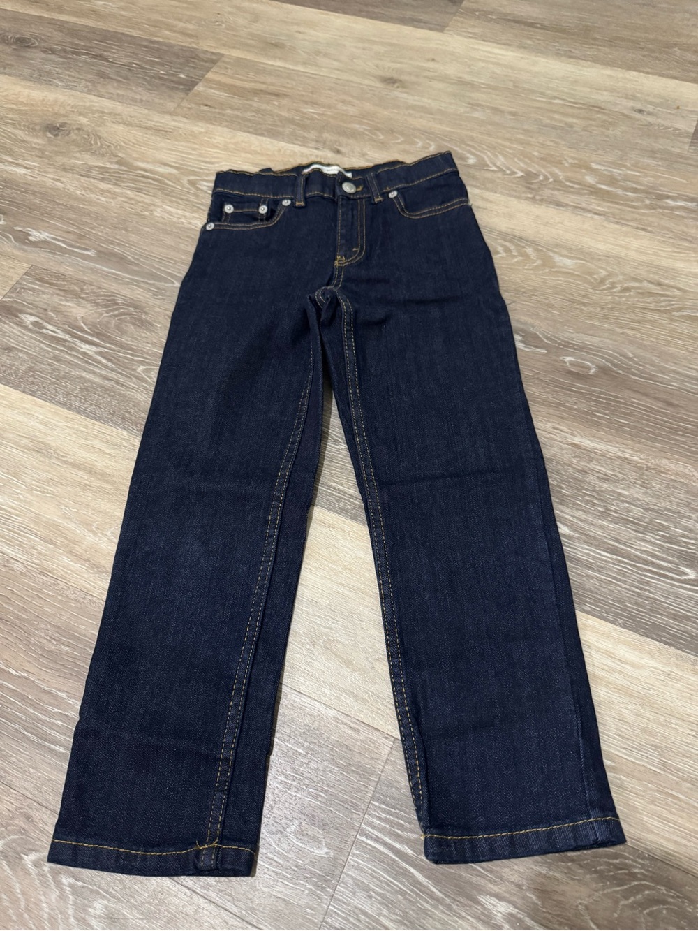 Levi's Kids Dark Indigo Straight Jeans